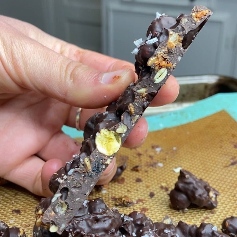 Three Ingredient Sweet, Salty, CHOCOLATELY Treat - Absurd Snacks