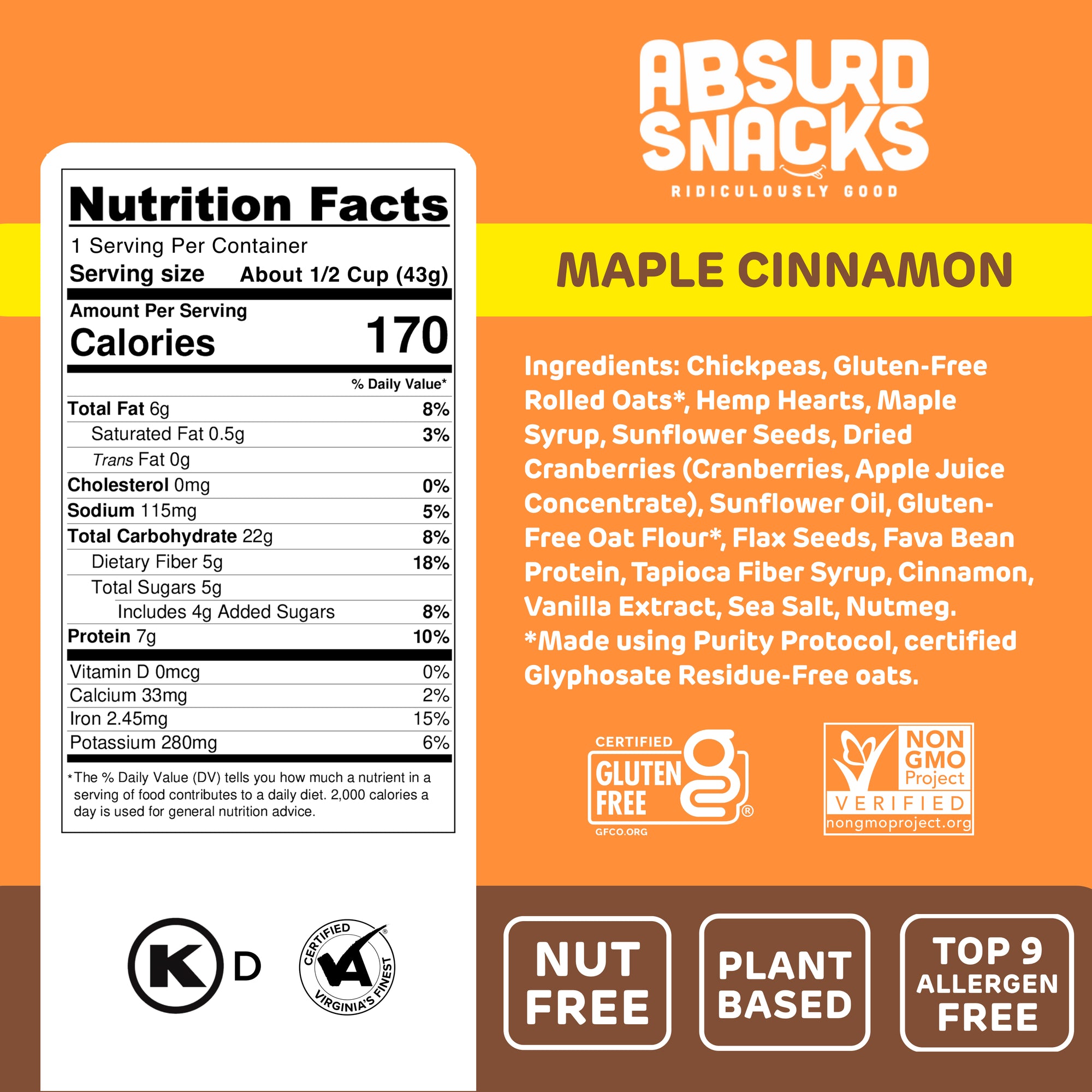 Maple Cinnamon Crunch Mix | Single Serve