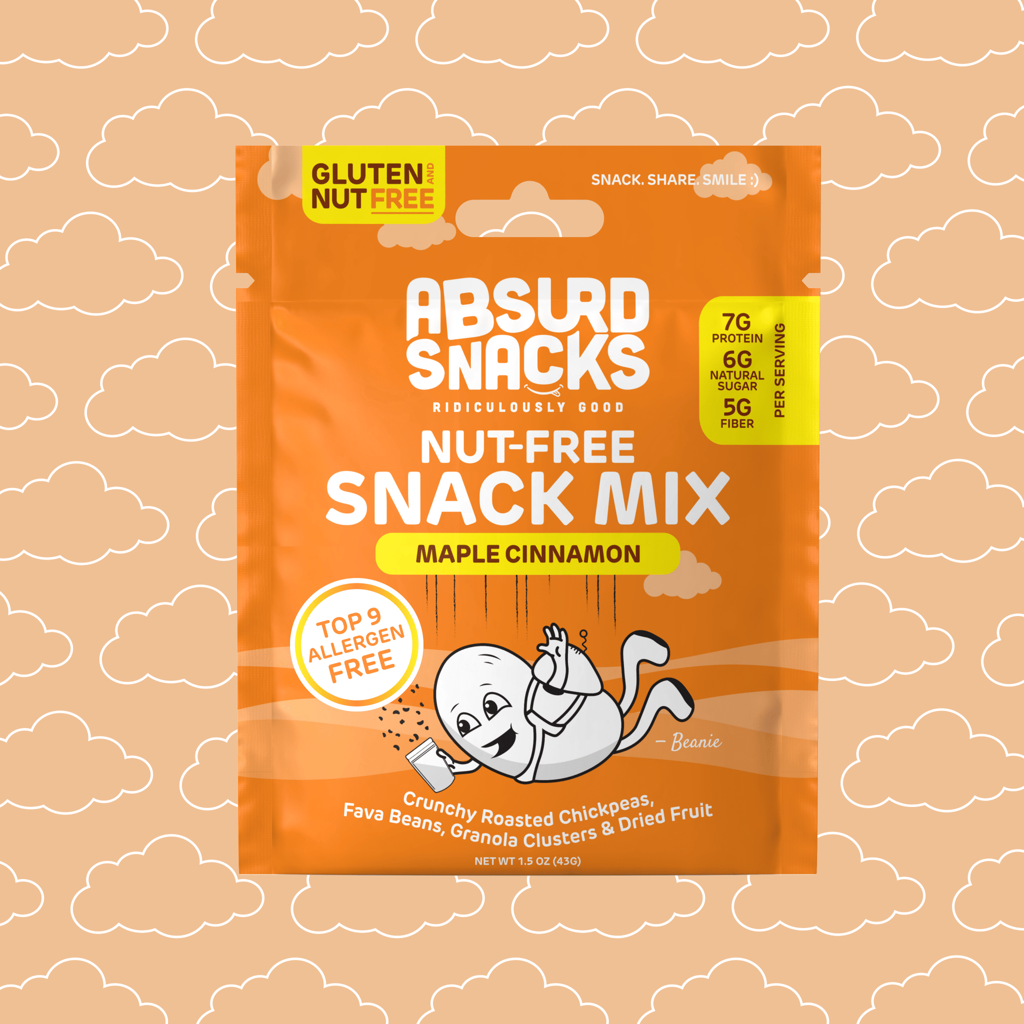 Maple Cinnamon Nut - Free Snack Mix | Single Serve - Absurd Snacks