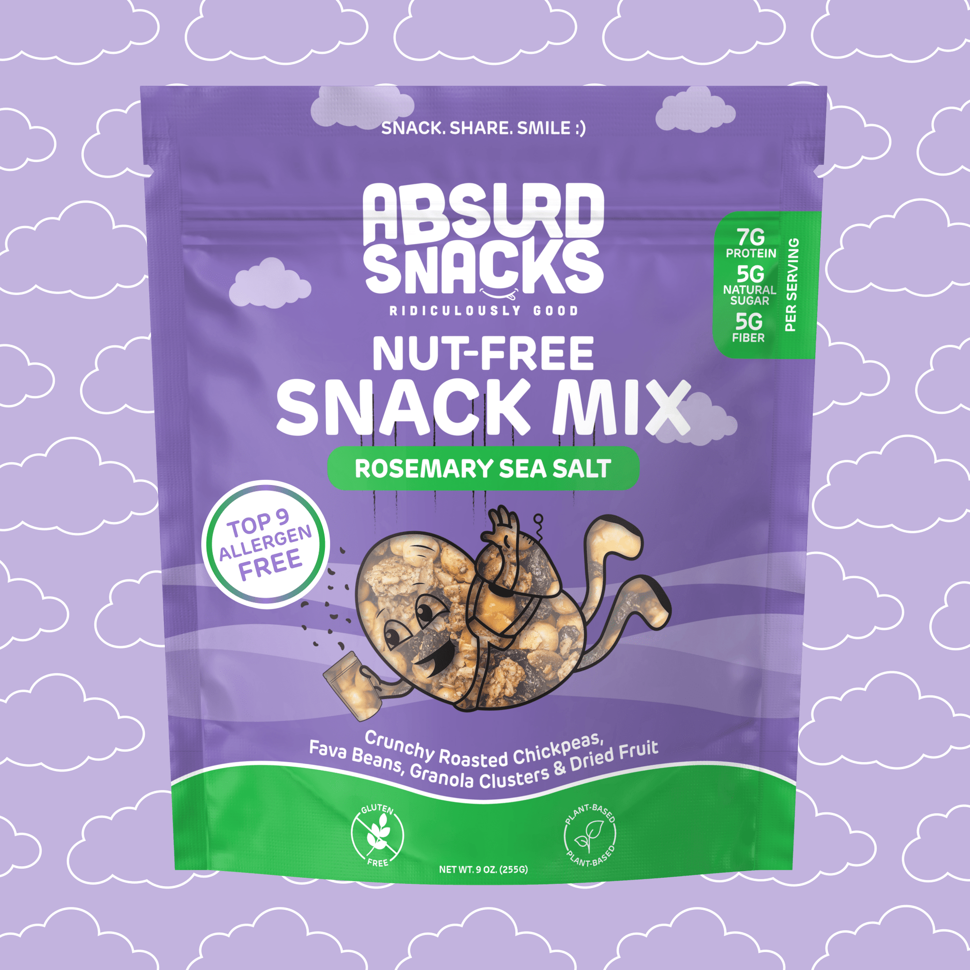 Rosemary Sea Salt Nut - Free Snack Mix | Family Size - Absurd Snacks